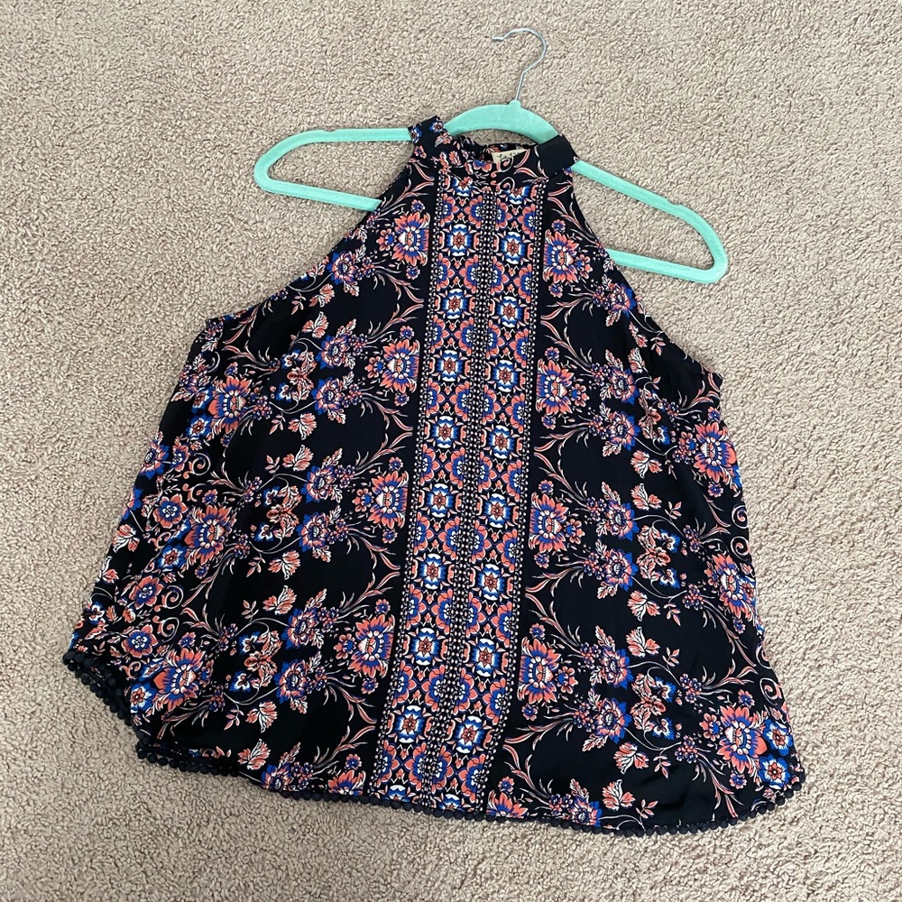 floral tank top
